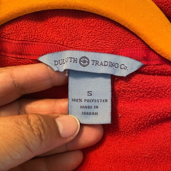 Duluth Trading Co Fleece Pullover Size Small - Picture 3 of 11